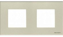 Рамка универсальная ABB Niessen Zenit 2-м. 4 мод. N2272 CP стекло жемчужное картинка